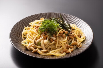 納豆パスタ