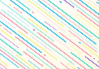 カラフルなラインの背景素材