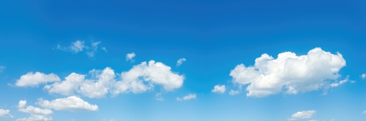 Fototapeta premium Blue sky background, Clean blue sky and cloud background, Clean sky images