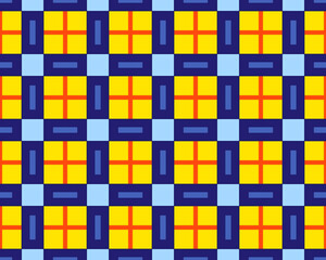 Oriental ethnic seamless repeatable pattern traditional geometric lines stripes background Design