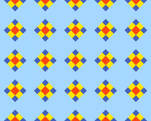 Oriental ethnic seamless repeatable pattern traditional geometric lines stripes background Design