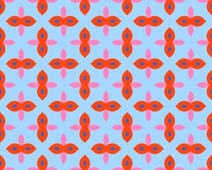 Oriental ethnic seamless repeatable pattern traditional geometric lines stripes background Design