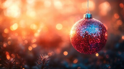 Obraz premium Festive Christmas Ornament