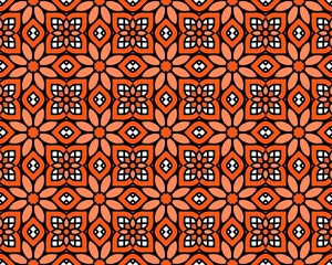 Oriental ethnic seamless repeatable pattern traditional geometric lines stripes background Design