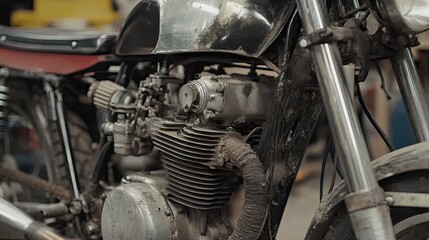 Fototapeta premium A slow-motion shot of a throttle plate smoothly opening after cleaning