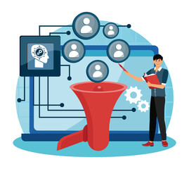 AI-Backed Shipping and Delivery Optimization concept.