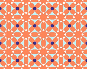 Fototapeta premium Oriental ethnic geometric seamless Tile pattern made with various traditional elements style design