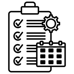 project schedule icon