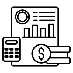 finance calculation icon