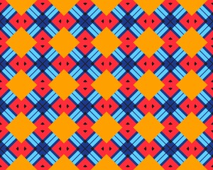 Oriental ethnic geometric seamless Tile pattern made with various traditional elements style design