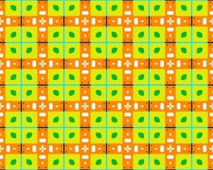 Oriental ethnic geometric seamless Tile pattern made with various traditional elements style design