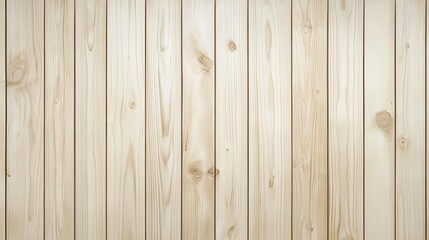 Fototapeta premium Natural Organic Light Wood Panel Surface with Smooth Grain Pattern Perfect for Modern Scandinavian Interior Design Background