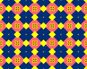 Oriental ethnic geometric seamless Tile pattern made with various traditional elements style design