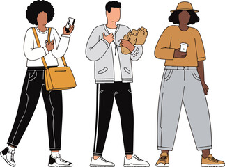 Diverse People Illustration