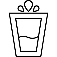 Water day - icon - Black Outline