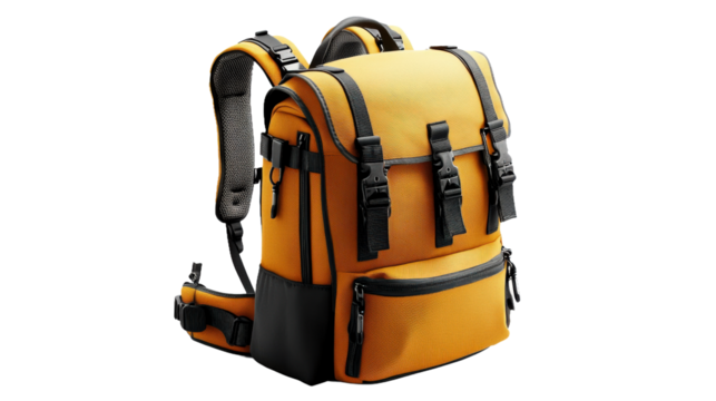 Packed suitcases in interior of living room