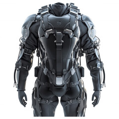 Naklejka premium High-Tech Exoskeleton Suit for Enhanced Human Performance
