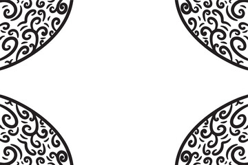 White abstract decoration ornament art background