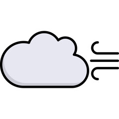 Weather Report - icon - Black Line