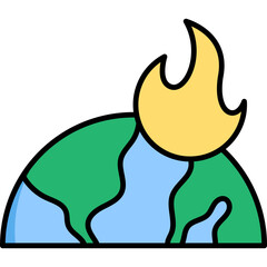 Weather Report - icon - Black Line