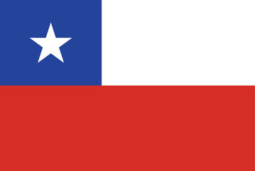 National flag of Chile vector image