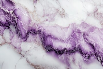 Purple and white marble stone texture, elegant and sophisticated surface. It is perfect for backgrounds, designs and adding a modern touch.