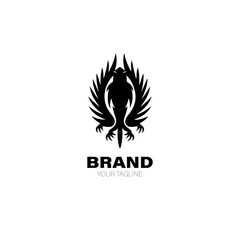 Fototapeta premium Basilisk Logo. Basilisk Logo Design. Basilisk Logo Brand. Basilisk Logo Vector Design Isolated on White Background