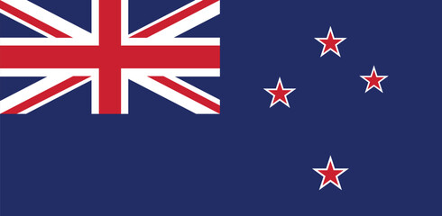 National flag of New Zealand vector image