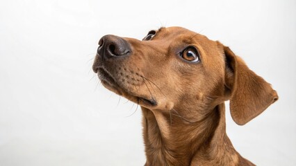 Brown Dog Portrait