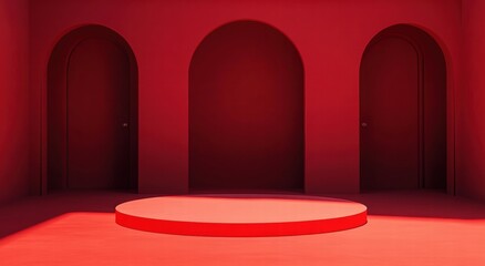 An abstract work of art full of movement and color.