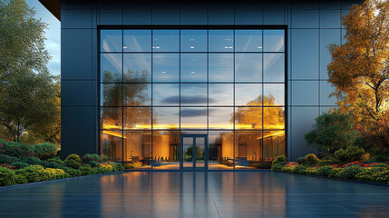 Fototapeta premium modern office building