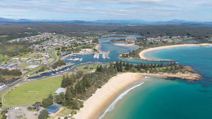 The New South Wales south coast  town of  .Bermagui .