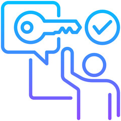 Obraz premium User Authentication Icon