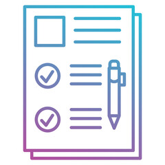 requirements icon element for design