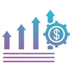 Productivity icon element for design