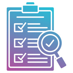 evaluation icon element for design
