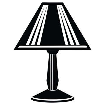 recommend clip art: Black desk lamp isolated on white street lamps collection Old street lamp black silhouette, city vintage 