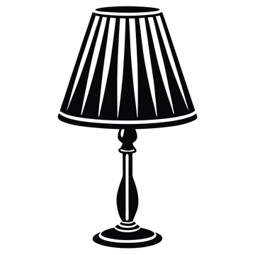 recommend clip art: Black desk lamp isolated on white street lamps collection Old street lamp black silhouette, city vintage 