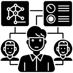 Modern Artificial Intelligence Symbols for Digital and Tech Projects
