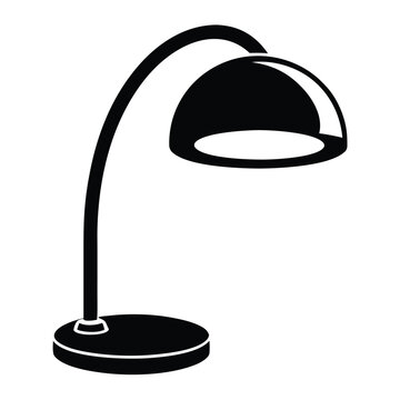 recommend clip art: Black desk lamp isolated on white street lamps collection Old street lamp black silhouette, city vintage 