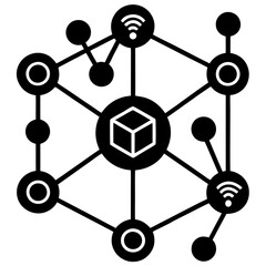 Modern Artificial Intelligence Symbols for Digital and Tech Projects
