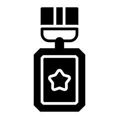 Obraz premium Rectangular medal glyph icon for structured awards and recognition