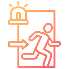 Emergency Exit Icon