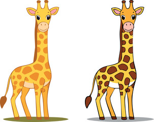 giraffe vector illustration