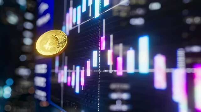 Bitcoin transactions and chart changes