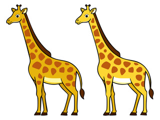 giraffe vector illustration