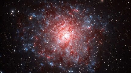 A beautiful galaxy filled with numerous brilliant celestial stars