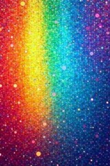 Obraz premium Colorful spectrum background with delicate white speckles, vibrant, pattern, abstract
