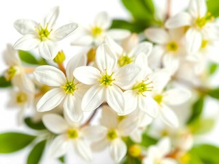 Obraz premium An elegant white flower illustration, beautiful, fresh, blooming, floral, soft, natural, harmonious, aesthetic, romantic, vintage, tropical, classic, minimalist, pastel, ornamental, and lovely