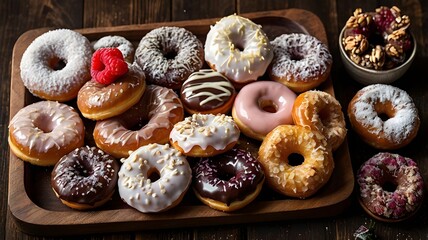 Assorted Gourmet Donuts Collection